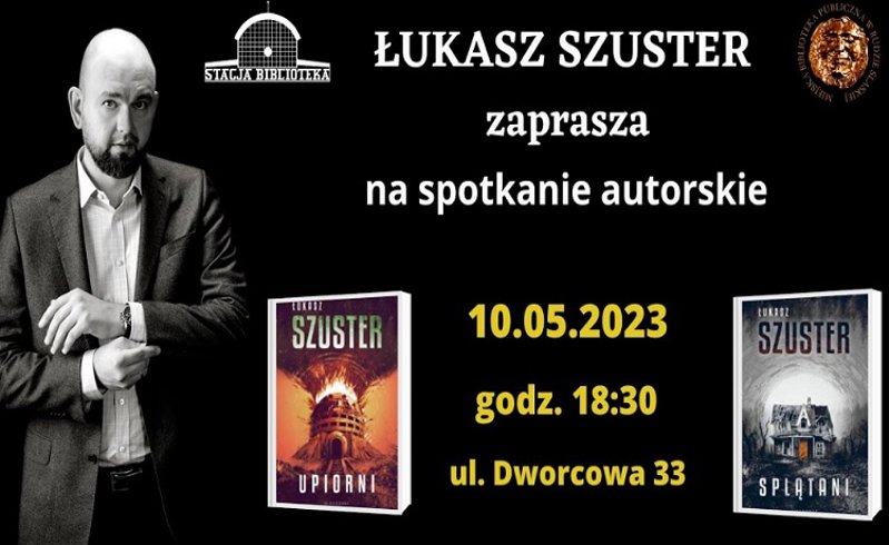 Spotkanie autorskie Łukasza Szustera