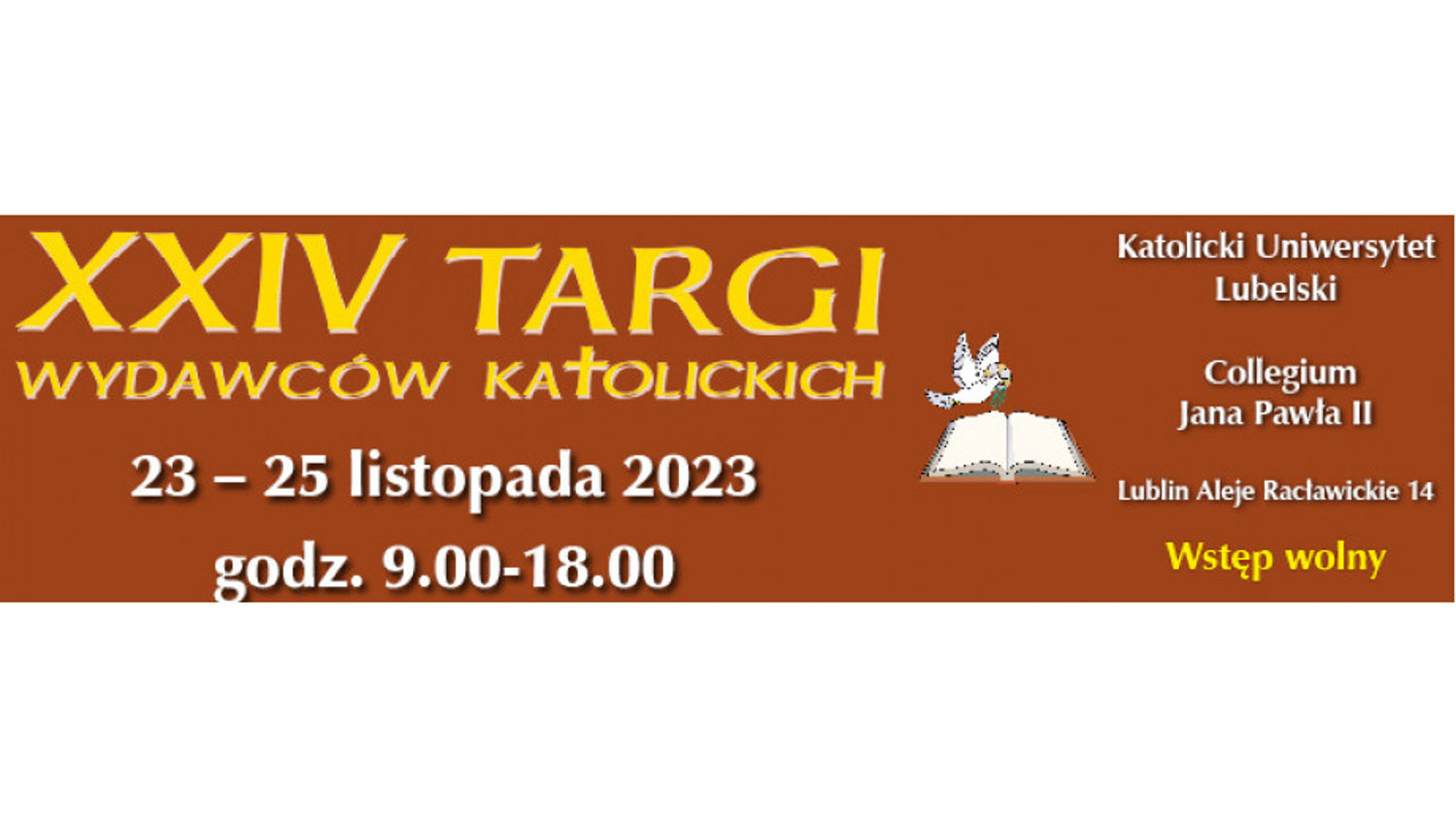 Rozpoczynają się Targi Wydawców Katolickich w Lublinie