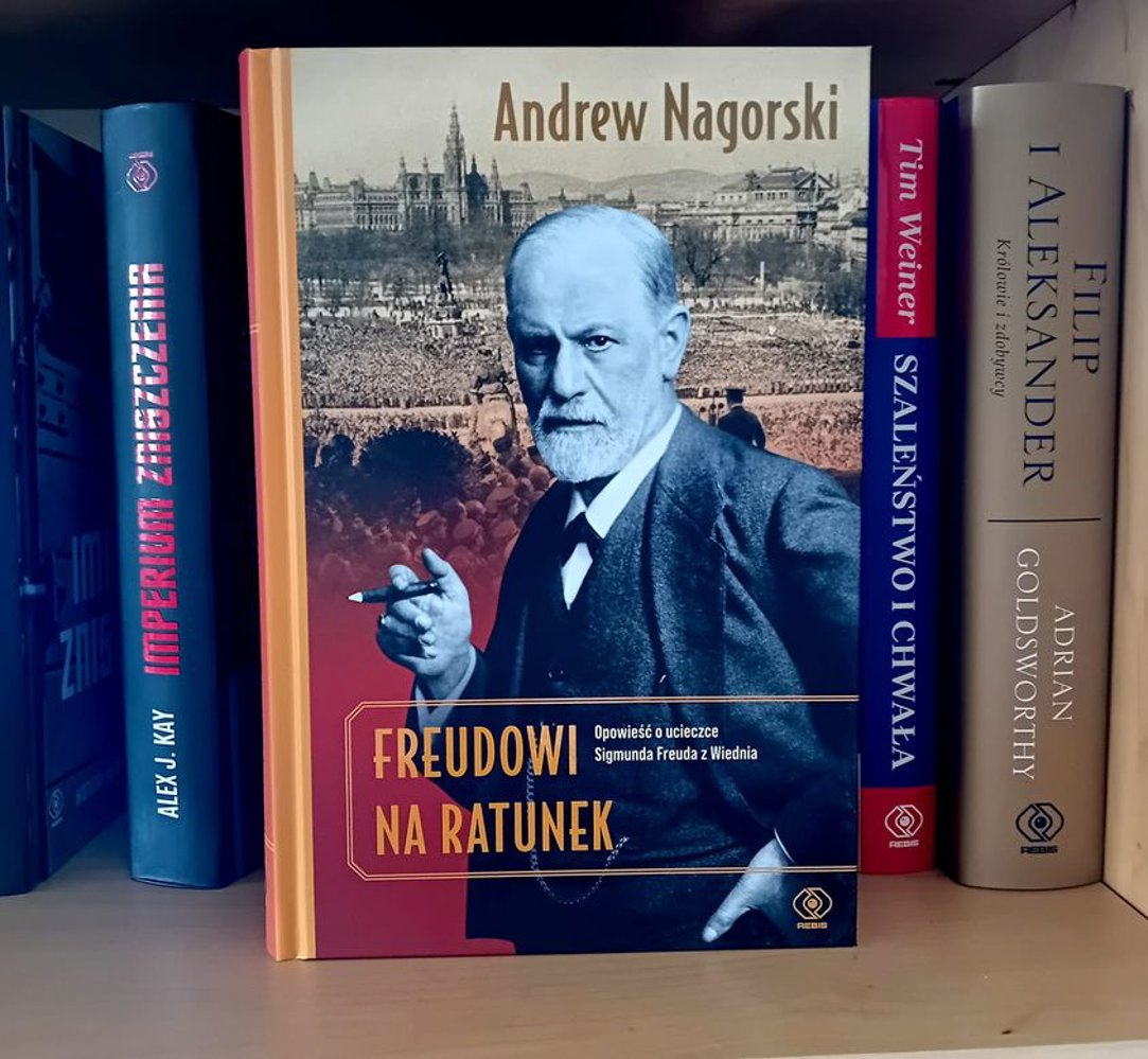 Majowa premiera w REBIS-ie: Andrew Nagorski, Opowieść o ucieczce Sigmunda Freuda z Wiednia
