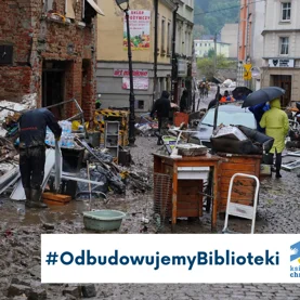 OdbudowujemyBiblioteki po powodzi - akcja pomocowa Fundacji Powszechnego Czytania