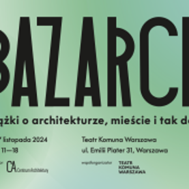 Bazarch 24 – targi książki o architekturze – 16–17 listopada