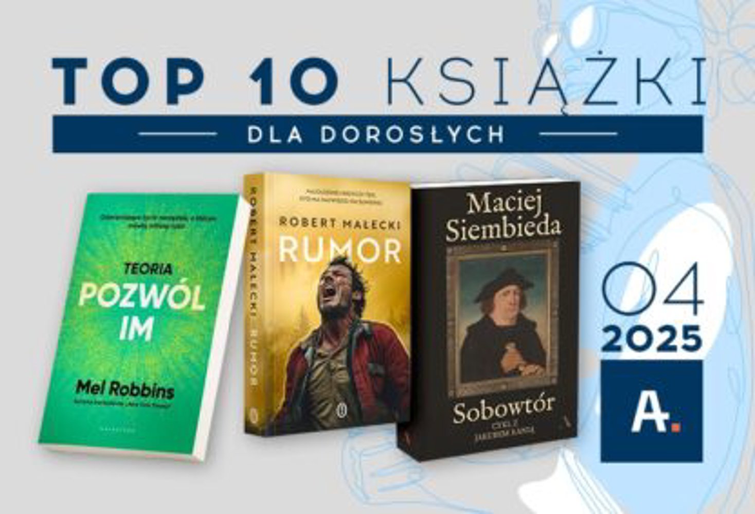 Top 10 książek w Ateneum w kwietniu