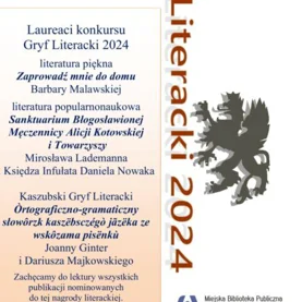 Nagrody Gryf Literacki przyznane