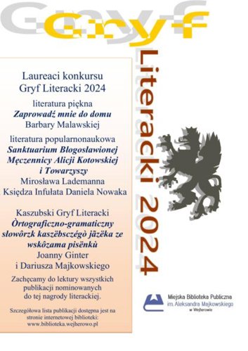 Nagrody Gryf Literacki przyznane