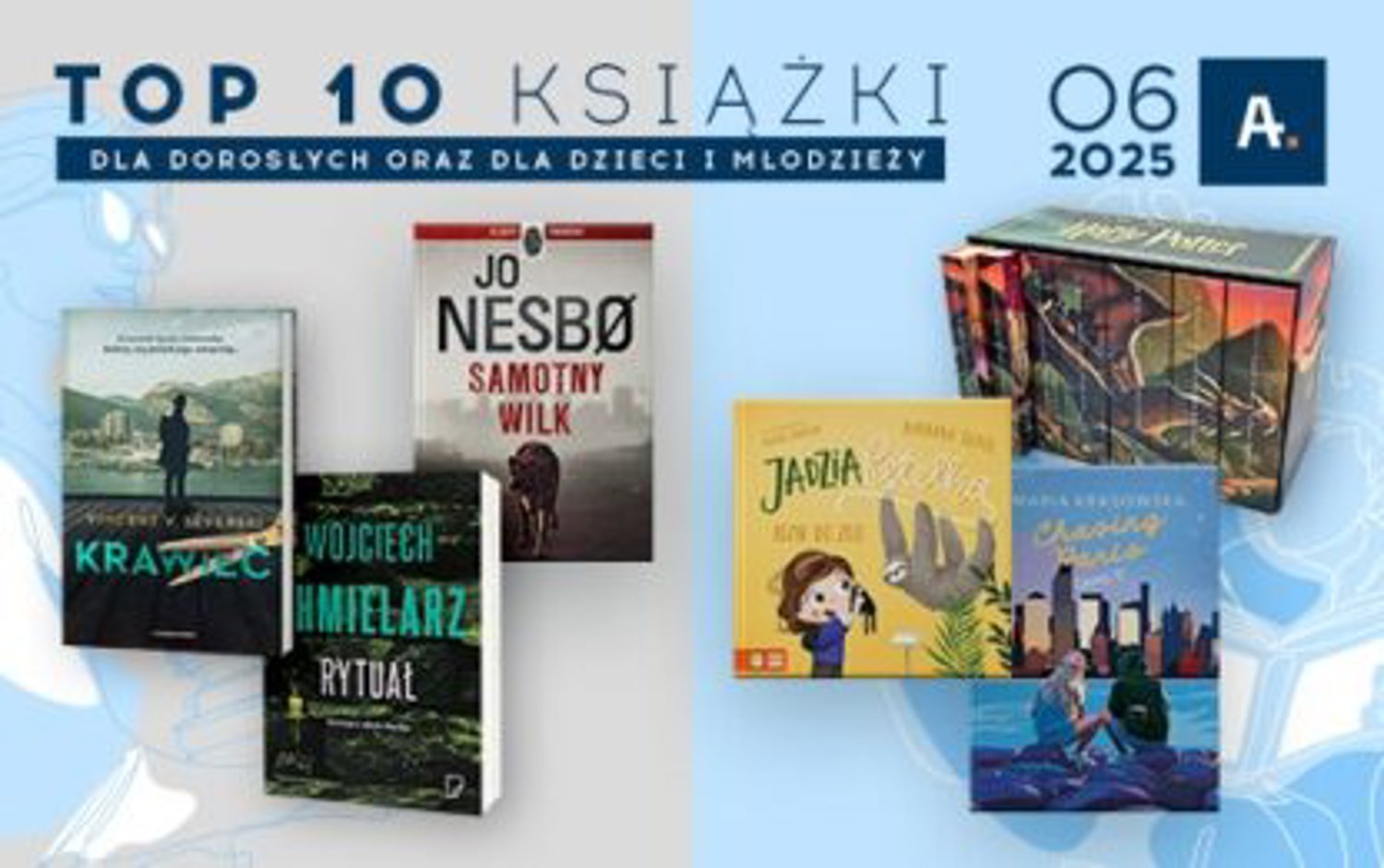 Top 10 książek w Ateneum w czerwcu 