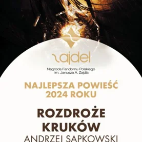 Andrzej Sapkowski i Aleksandra Janusz z Nagrodą Zajdla 