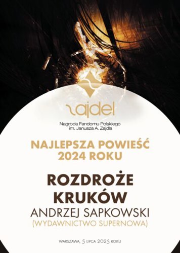 Andrzej Sapkowski i Aleksandra Janusz z Nagrodą Zajdla 